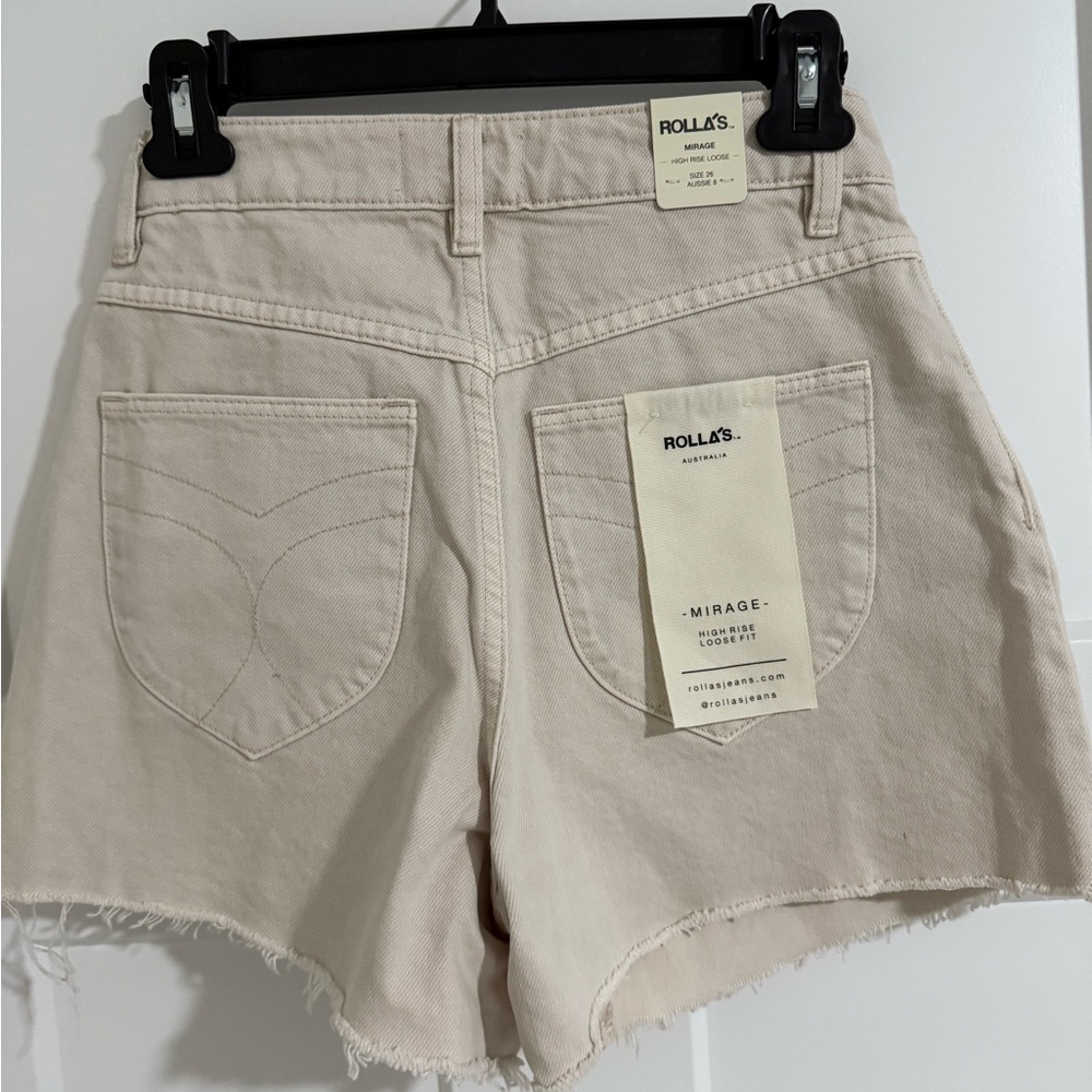 ROLLA'S Women's High Waist Tan Shorts